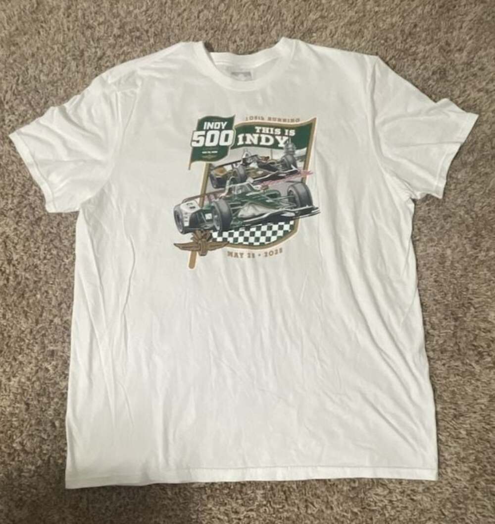 IndyCar 109th Running Indy 500 2025 Pole Winner Graphic T-Shirt 3XL